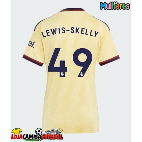Camisa de Futebol Arsenal Myles Lewis-Skelly #49 Equipamento Alternativo Mulheres 2026-27 Manga Curta